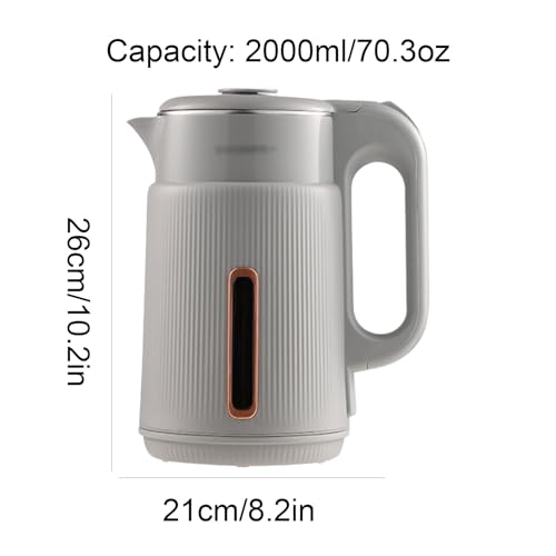 Hervidor eléctrico de acero inoxidable de gran capacidad miniatura 2