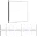 Sunco Lighting 10 Pack 2x2 LED Flat Panel Light 5000K Daylight, 40W, Dimmable 0-10V, 4400 LM, Back-Lit Drop Ceiling Troffer Replacement Light Fixture, Direct Wire, Dustproof Commercial Grade