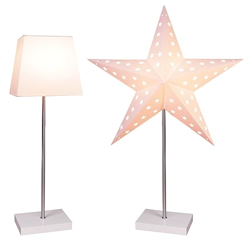 EGLO Weihnachts-Tischlampe mit wechselbaren Lampenschirmen