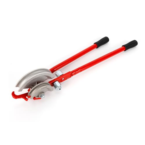 Pinza piegatrice manuale da 15 mm/22 mm, con 2 rulli di pressione in metallo, pinza piegatrice per tubi in rame, tubi di ferro, tubi in alluminio, tubi in acciaio inox