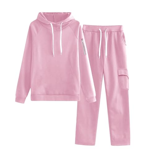 Ensemble pantalon décontracté pour femme avec sweat à capuche confortable
