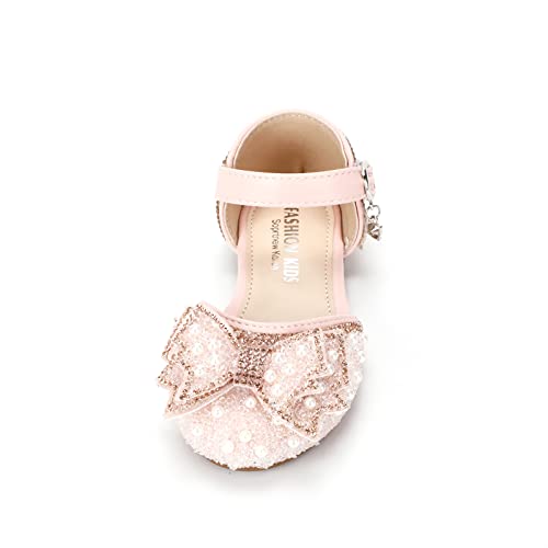 Girls Wedding Sandals Adorable Mary Jane Ballet Flats Sparkle Party Princess Dress Shoes3