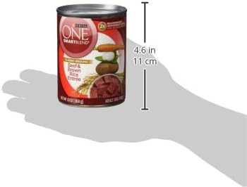 Purina ONE Classic Ground Beef and Brown Rice Entree Adult Wet Dog Food - (Pack of 12) 13 oz. Cans - Image 3