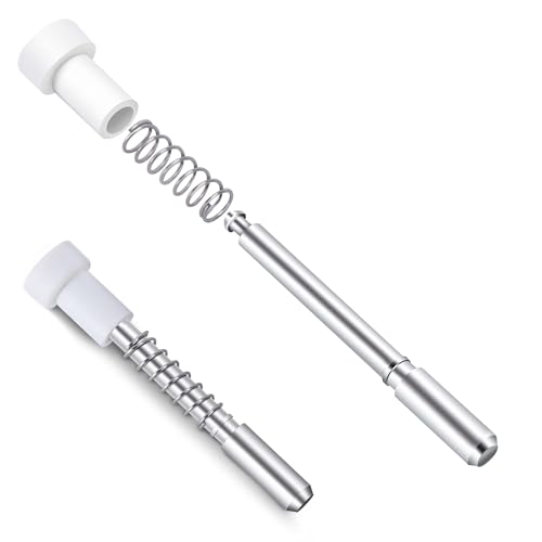 Nkiy Quen 12 Pack Window Screen Plunger Latches with Caps-5/32 x 1-1/2 Aluminum Alloy Window Screen Retainer Pins-Replacement Window Screen Clips for Securing Window Screens