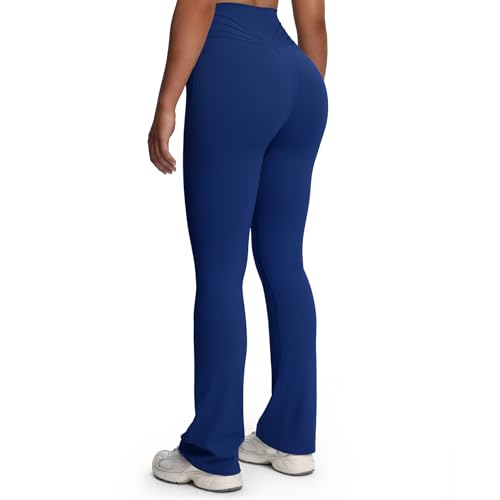 Aoxjox Flare Leggings for Women Trinity Tummy Control High Waisted Wide Leg Yoga Pants 31