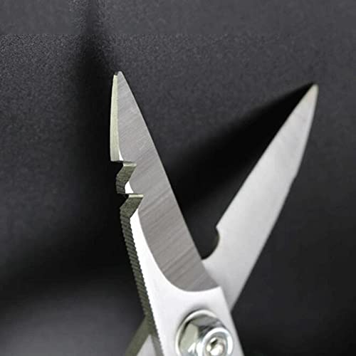 Ciseaux de bureau, ciseaux artisanaux, 5,5 pouces 146 mm en acier inoxydable multi-usages Ciseaux d'électricien ménager Cutter Couteau Outil Coupe-câble Fonction Ciseaux
