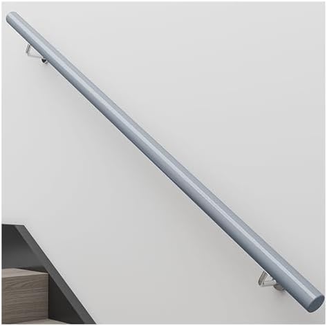 Heavy Duty Wooden Stair Rail Wall-Mount Support Rod for Elderly Safety Complete Staircase il Set & Stylish for Home Stairs