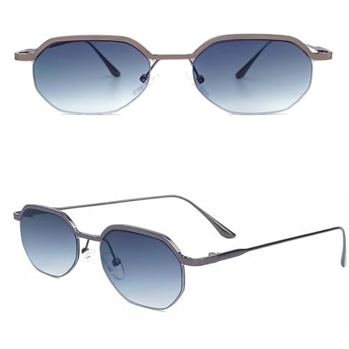 Style polygonal unique avec ces lunettes de soleil rétro mini