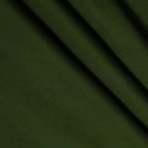 Image of Plain Mulmul Soft Cotton Fabric | Lightweight Breathable Mulmul Cloth | Super Quality Natural Cotton Fabric for Kurta, Dress, Dupatta, Lining & Craft Use (Vineyard Green, 1 Meter)