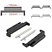 Ymiko Metal Watch Band Adapter Stainless Steel Connection Adapter Replacement for Smartwatches with 18-22mm Connectors (1 Pair)