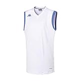 Comodidad Kappa Atrani Tank Wo Camiseta Sin Mangas de Baloncesto, Mujer, Blanco, 2XS