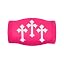 Gothic Cross Pink