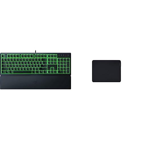 Razer Ornata V3 X - Flache Mecha-Membran-Gaming Tastatur & Gigantus V2 Medium - Weiches Gaming-Mauspad für schnelle Spielstile