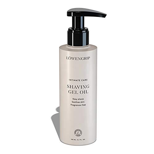 Löwengrip Intimate Care Gentle Shaving Gel Oil - Meadowfoam See Oil. Softens Hair to Improve Razor Glide & Alleviate Irritation Moisturizes Sweden's Fastest Growing Beauty Brand - 150 ml