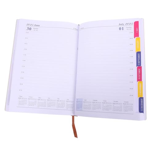 HOOTNEE Planificador Semanal y Mensual con Calendario Anual Organizador Diario Compacto y Estético Cuaderno de Escritura y Agenda Académica para Gestión de Tareas