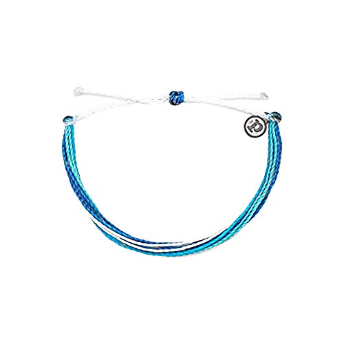 Pura Vida B.E.A.C.H. Charity Bracelet - Plated Charm, Adjustable Band - 100% Waterproof