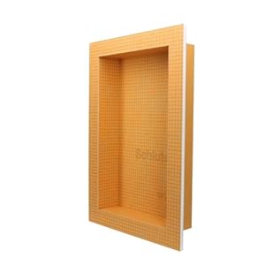 Schluter KERDI-BOARD-SN Shower Niche – Waterproof and Ready-to-Tile, Easy Installation – 12″ x 20″ – KB12SN305508AF