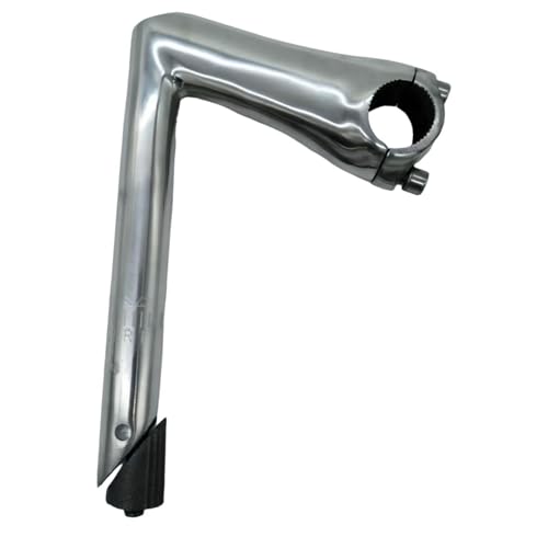 バイクステム 自転車 クイルステム アルミニウム合金 修理コンポーネント ライザー 25.4mm ハンドルバー マウンテンバイク ロードバイク サイクリング用 シルバー