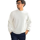 SILVER BULLET CavariA キャバリア メンズ ユニセックス クルーネック モックネック ネックが選べる ミラノリブ 長袖 ニットセーター CAJP21-08-a 46(L) WHT-B(ホワイト-B)