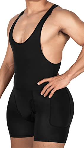 Ovnshery Men Shapewear With Butt Padded, Full Body Shaper Tummy Control Slimming Bodysuit Compression For Big Butt Enhancer #TOP12