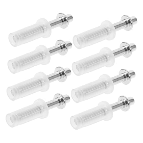 TEHAUX 8 piezas Kit de Herrajes para Puertas Plegables Bisagras Puerta Acordeón Construcción Metálica miniatura 1