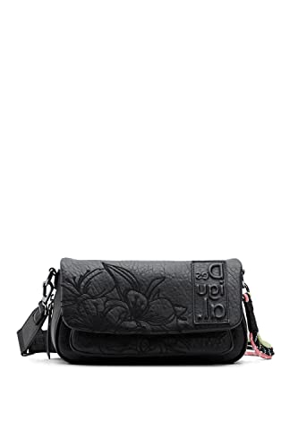 Desigual 2000-Bolsa de Deporte, Color Negro, Bag_Soft TROMSO 2000 Black para Mujer