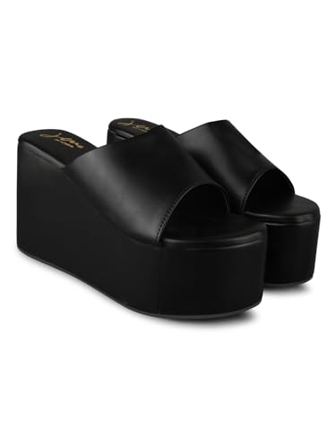 Image of JM LOOKS Women Fashion Open Toe Wedges Heel Casual sandal Attractive Comfortable sole For Women & Girls