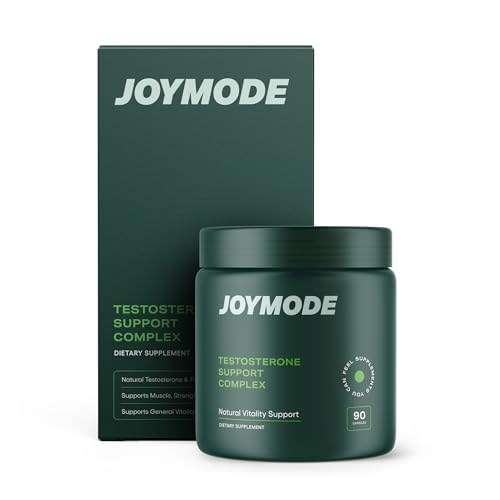 JOYMODE Testosterone Support Complex (90ct) -Natural Supplement for Men w/Ashwagandha, DIM, Magnesium, Zinc & Boron