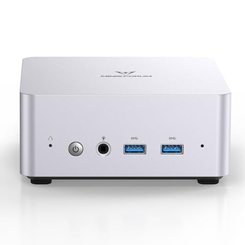 Image of MINISFORUM UN1250 Mini PC Intel Core i5-1250P 12C /16T 16GB DDR4 500GB PCIe4.0 SSD, HDMI2.0 /USB Type-C /DisplayPort1.4 Triple Outputs, 2.5G LAN, WiFi 6, 5X USB Port, Mini Desktop Computers Auto Power On