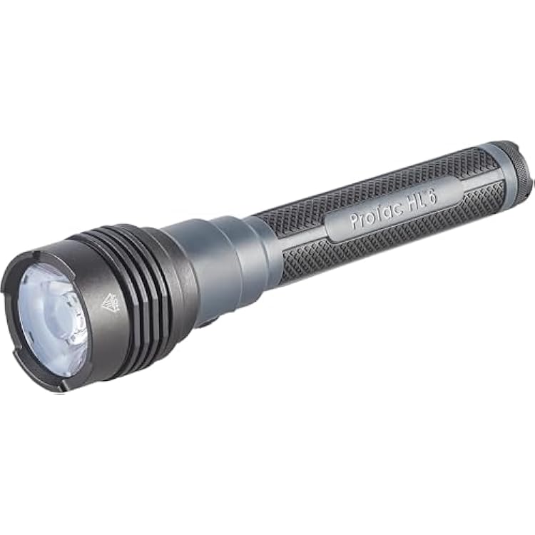 Streamlight 88132 ProTac HL 6 5،300-Lumen 80،000-Candela مصباح يدوي قابل لإعادة الشحن مع سلك Y USB-C وحبل المعصم، أسود