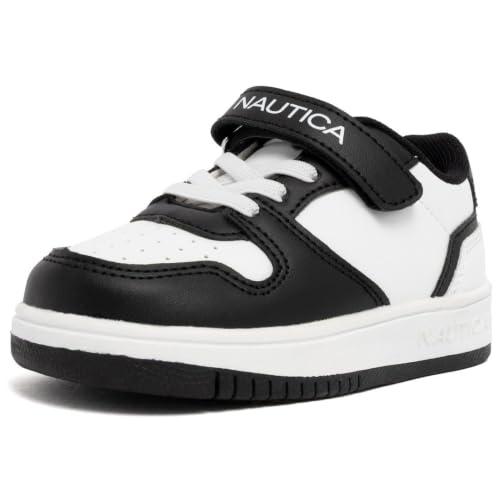 Image of Nautica Kids Adjustable Strap Shoes | Comfortable Casual Sneakers for Boys and Girls, Toddlers & Little Kids