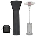 Patio Heater Covers with Zipper and Storage Bag, Outdoor Waterproof Dustproof Heater Cover (89"H x 33"D x 19"B)