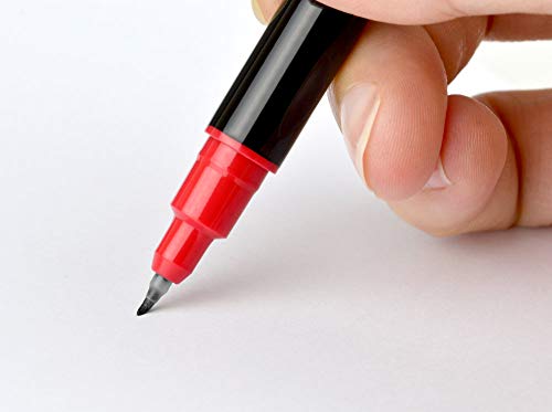 Pentel XSFW34/1-A Twin Tip - Set di pennelli con