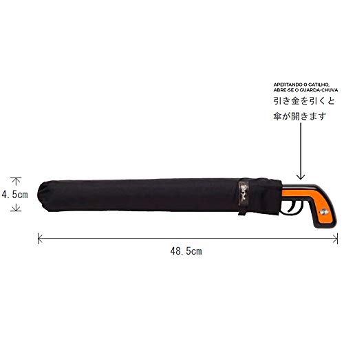 Guarda-Chuva 102cm de Abertura com cabo de Arma Pistol Crest - Waterfront Guarda-Chuva Compacto 102c