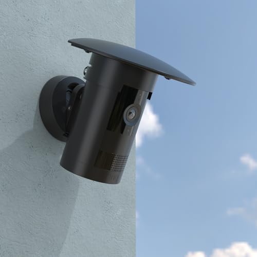 Funda protectora para cámara Ring Outdoor Cam Plus en color negro resistente al agua