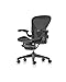 Herman Miller Classic Aeron Chair - Fully Adjustable, C size, Adjustable PostureFit, Carpet Casters (Renewed)