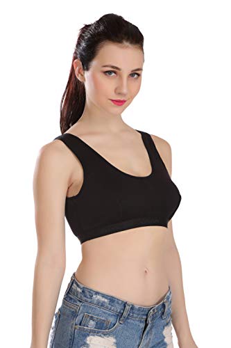 Image of splash Women's Cotton Non-Padded Wire Free Sports Bra