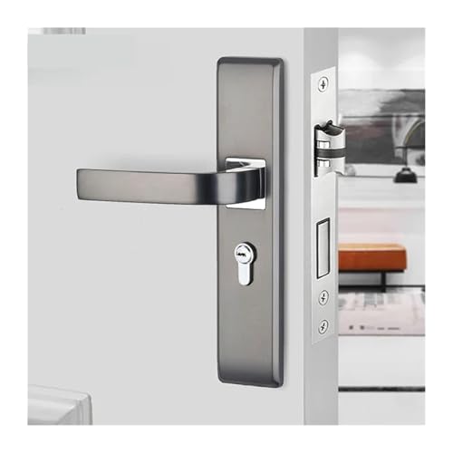 Cerradura de puerta interior para el dormitorio con mango de madera C2 5