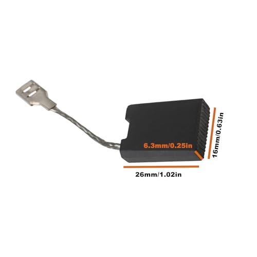 Briny River 4 Stück Kohlebürsten für Elektrowerkzeuge 6,3 X 16 X 26 Mm Kompatibel mit BOSCH GSH16-28/30