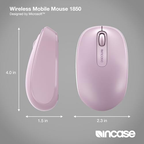 Ratón móvil inalámbrico Incase 1850 compacto con nano transceptor para Windows y Mac 4