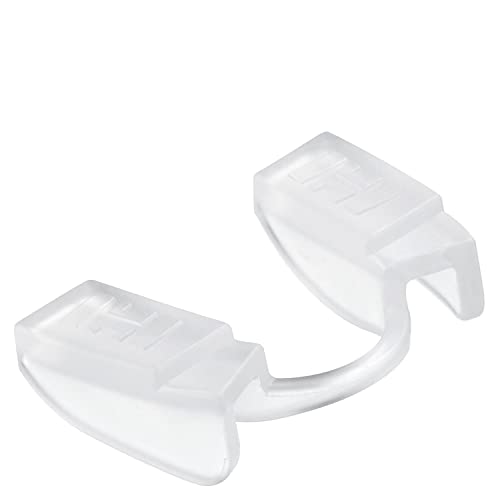 Weightlifting Mouthpiece for Fitness and Gym, Powerlifting Mouth Guard All Types of Strength Sports, Low Jaw, No Contact (1 Pack Clear)