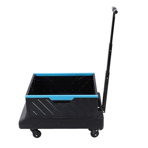 Carretilla Plegable de Mano de Acero Inoxidable con Ruedas Giratorias miniatura 7