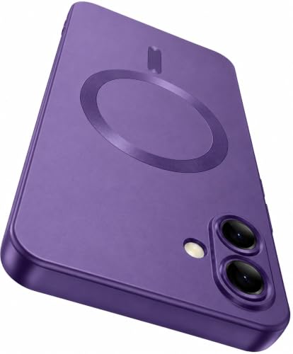 Image of DIZORO Samsung A07 5g Case, Compatible with Mag Safe Back Cover, Matte Luxury Metallic Luster Flexible TPU Wireless Charging Shockproof Case with Camera Protector
