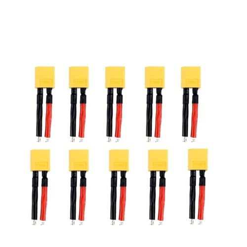 Connecteur XT60 mâle 12AWG avec fil silicone 5CM pour batterie lipo et moteur brushless RC