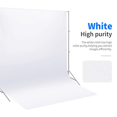 Neewer 10 X 12Ft / 3 X 3.6M Pro Photo Studio Premium Polyester Collapsible Backdrop Background For Photography, Video And Television (Backdrop Only) - White #TOP6