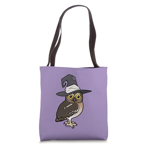 Cute Cartoon Elf Owl as Witch Birdorable Bird Funny Holiday Tote Bag