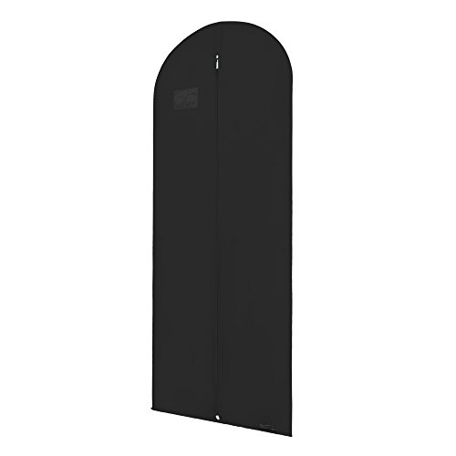 Hangerworld 60" Dress Bag, Garment Bags For Storage Hanging Clothes Suit Cover (3, Black) #TOP1