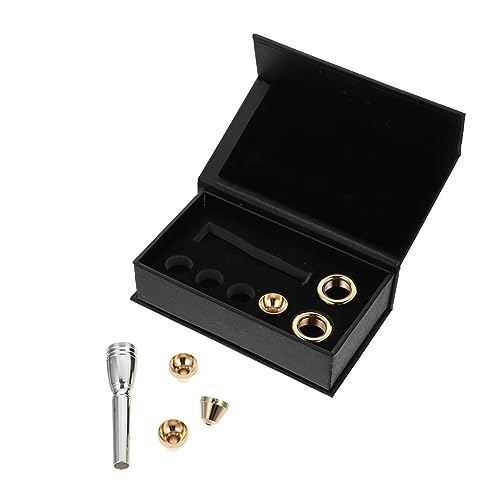 ULDIGI Beginner to Pro Trumpet Mouthpiece Replacement Trumpet Mouthpiece Set Fitting Tools