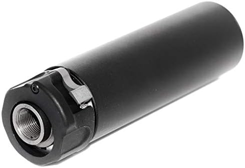 Airsoft Gear Parts Accessories 5KU 133mm SOCOM556 Mini-2 RC Suppressor with -14mm CCW Flashider Black