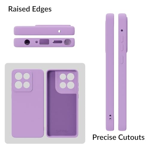 Image of SPRIG Compatible with Moto Edge 60 Stylus Premium Skintone Back Cover Drop Tested Shock Proof Mobile Case for Men, Women, Boys and Girls with Camera Protection (Purple)